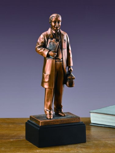 Medical Doctor Statue - Bronze Finish