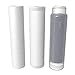 Aquatic Life Reverse Osmosis Deionization (RODI) 10" Replacement Filter Kit (Sediment Cartridge, Carbon Cartridge, Color Indicating DI Cartridge Filled with Resintech MBD-30 Nuclear Grade Resin)