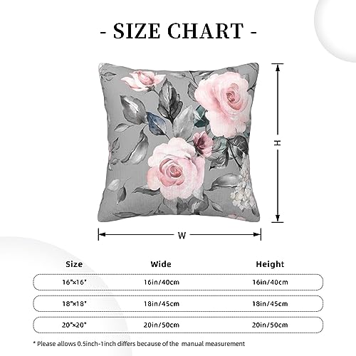 Coussin velours côtelé fleurs et feuilles, texture douce pour décoration maison