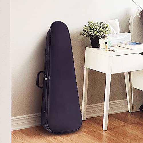 Aileen CSV102 Basic Professional Triangular Lightweight Suspension Carry Violin Hard Case - 4/4 Full Size Black - Thumbnail 6