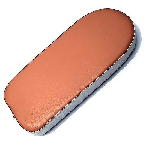 LEXICANMHS Cojín para Asiento Trasero de Bicicleta, sillín Trasero de PU Negro, cómodo Asiento de Bicicleta, Asiento Trasero para Bicicleta de montaña,31 x 15 x 4 cm (Marrón)