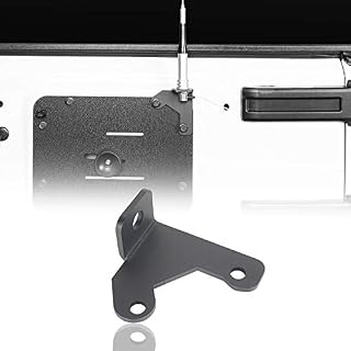 Hooke Road Jeep Wrangler CB Antenna Spare Tire Mount for 2007-2018 Jeep Wrangler