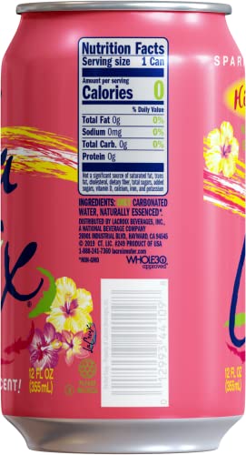 Image of La Croix Sparkling Water, Hi-Biscus!, 12 Fl Oz (pack of 8)