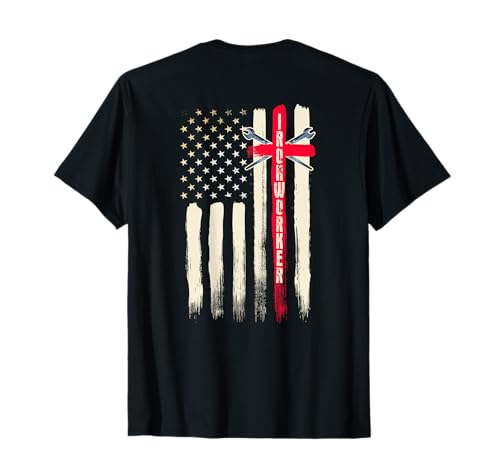 Ironworker Shirts Gift Design On Back Of Shirt T-Shirt