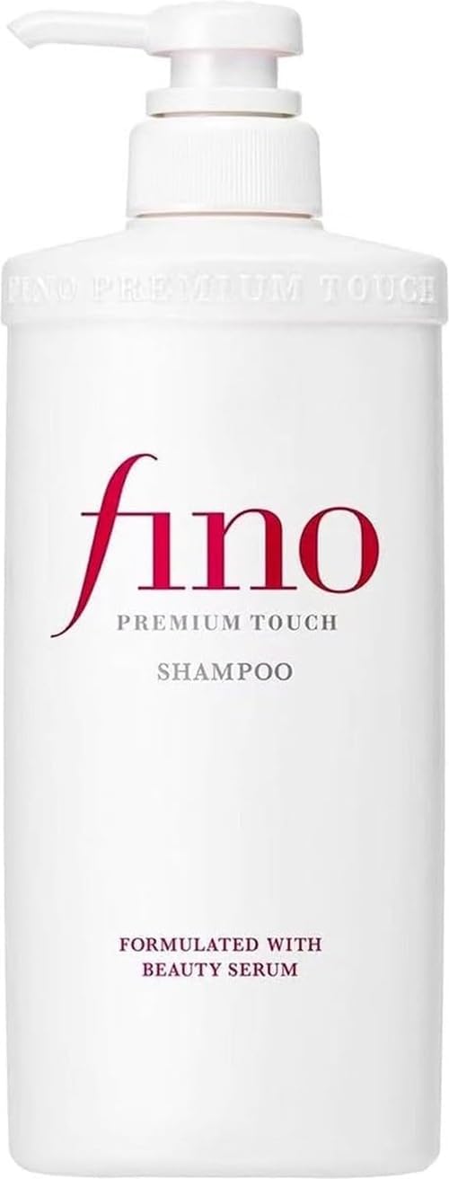 "Shiseido Fino Premium Touch Shampoo - Formulated with Beauty Serum, 550ml"