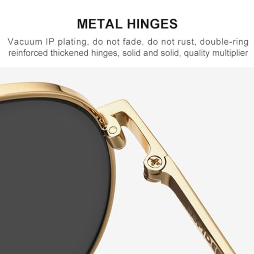 Lunettes de soleil pilotes femmes légères pour masquer la fatigue visuelle