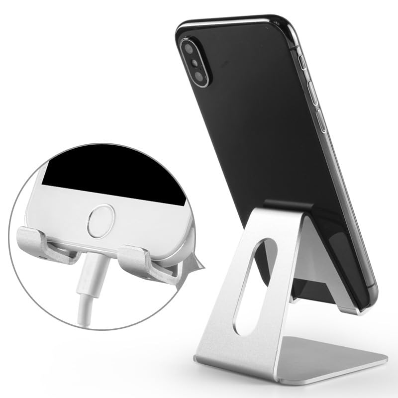 Support téléphone portable refroidissement alu contre surchauffe bureau