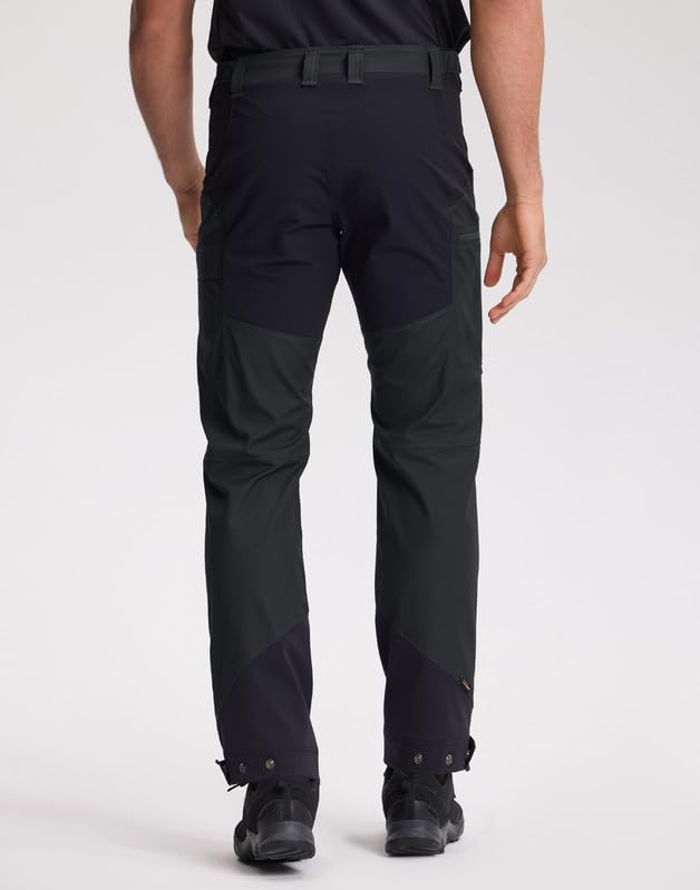 Pioneer Camp Herren Outdoorhose Wandern, Strapazierfähige Arbeitshose mit Cordura-Verstärkung, Wasserabweisende Trekkinghose mit Belüftungssystem, Verstellbarer Saum & 4 Taschen