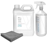 Rokit Williams Racing Waterless Wash and Wax Car Cleaning kit 1L + 2.5L re-fill with added 2 x Microfibre cloths