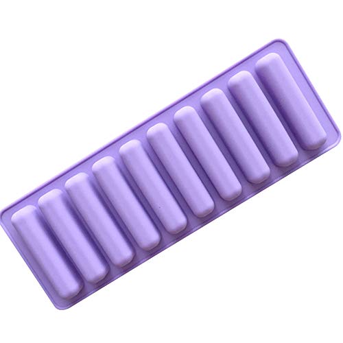 10 Finger Biscuit Gâteau en Silicone Pan Moule Flexible Plateau Pudding Party Savon DIY Moule Silicone Gâteau - Couleur Aléatoire Cover