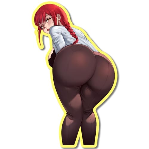 Hot Curve Alert Sexy XXX 210 Hentai Sticker Cute Die-Cut Stickers for Adult Laptop Skateboard Motorcycle Car Bike Luggage Case Decoration Waterproof Decals