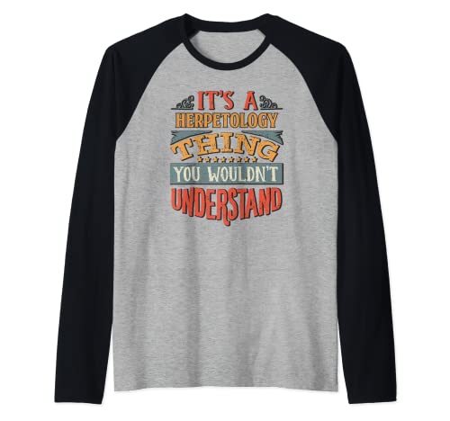 Herpetology Raglan Baseball Tee, Black