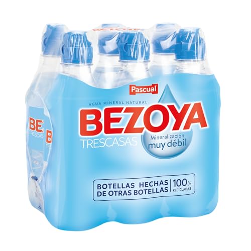 Bezoya - Agua Mineral Natural - Agua de mineralización muy débil - Formato 6 x 33 cl. Tapón sport