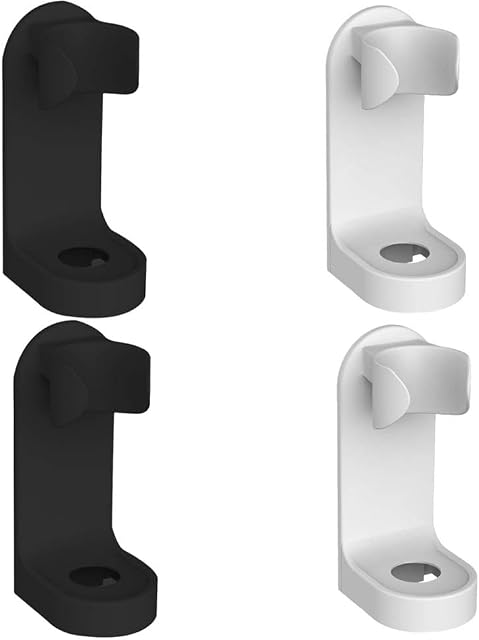 4 Pcs Tooth Brush Stand Wall Mounted Self Adhesive Electric Toothbrush Holder for Bathroom Kitchen