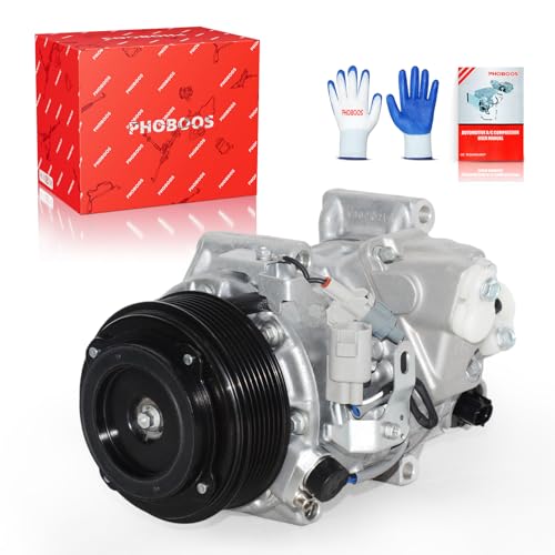 PHOBOOS A/C Compressor with Clutch Compatible with Toyota RAV4 2006-2012,