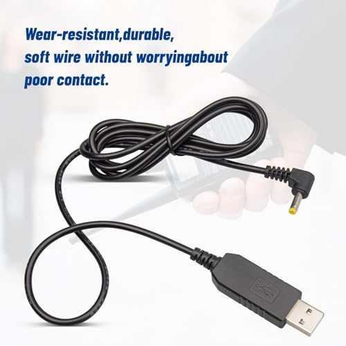 Cargador USB para Yaesu walkie talkie FT-60 FT-60R VX-7R CD-41 cables 2