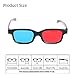 Red-Blue 3D Glasses, 3D Viewing Glasses For Viewing 3D Movies/Games And Pictures In Red-Blue Formats, Compatible With Ordinary Computer Monitors/TVs/Projectors Etc - Home Theater Glasses 4pcs