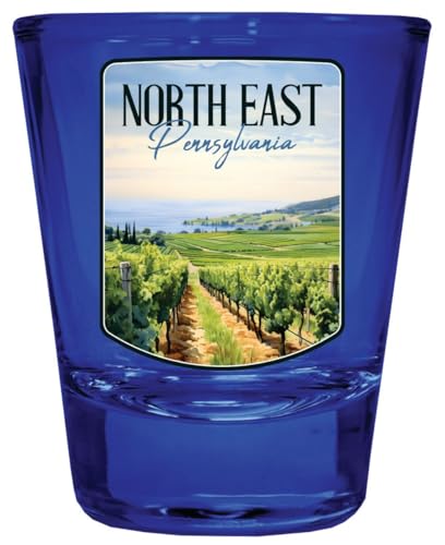 Vaso souvenir de 12 onzas azul