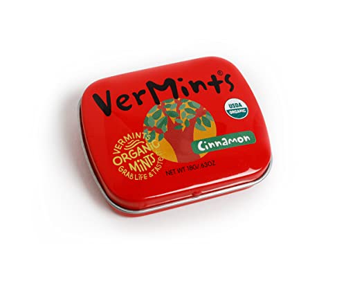 Vermints Organic Cinnamon Small Tin (.63Oz/18G) Pack Of 12 #TOP1