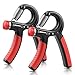Hand Gripper Kit - Strengthener Grip Trainer with Adjustable Resistance 22 to 88 Lbs - Therapy Squeeze Balls Included - Quickly Increase Wrist Forearm and Finger Strength