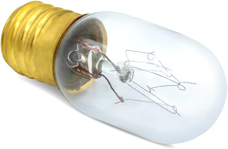 lumenivo Lava Lamp Bulbs 15 Watt 130V T7 Intermediate Base Replacement for 120V 15W Light Bulb Small Base 15W Incandescent Appliance Bulb E17 Base – 11.5” Lava Lamps & Sewing Machines – 2 Pack