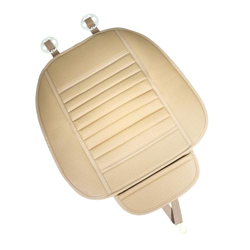 Housse de siège de voiture beige Mikikit en PU avec poche latérale