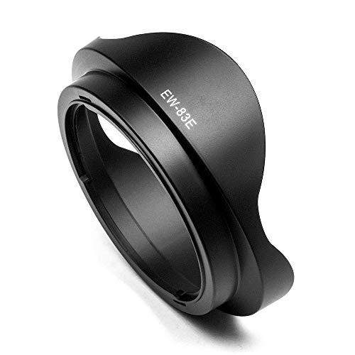 Fotover EW 83E   Parasol de repuesto para Canon EF S 10 22 mm f/3.5 4.5 USM y EF 16 35 mm f/2.8 L USM, EF 17 40 mm f/4.0 L USM