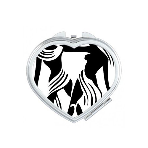 Miroir Gémeaux de poche compact, idée cadeau anniversaire signe zodiaque astrologie