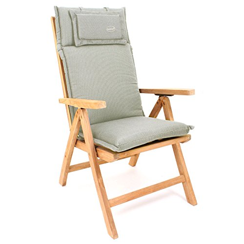 ROG garden-line AU93: Auflage FÜR HOCHLEHNER 119 x 46 cm - Taupe (GRAU) Cover