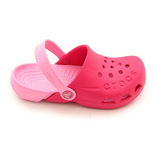 Sandália, Crocs, Electro Kids, Candy Pink/Carnation, 24, Criança Unissex