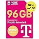 Telekom MagentaMobil Prepaid Jahrestarif 156 GB (13GB/Monat) | 5G/LTE Max & Allnet Flat in alle dt. Netze | unverbrauchtes Datenvolumen weiter nutzen | EU Roaming & Hotspot Flat | 100EUR Startguthaben