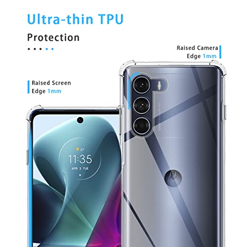 ELYCO Cover per Motorola Moto G200 5G, Anti-Caduta...