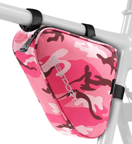Aduro Sport Fahrrad-Aufbewahrungstasche, Dreiecks-Sattelrahmen-Tasche für Radfahren Cover
