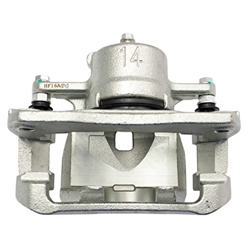 Image of TRQ Front and Rear Brake Caliper Set Zinc Coated Brackets Compatible with 2013-2015 Toyota Avalon 2012-2017 Camry