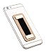 Produktbild Cerbery - Smartphone Fingerhalter aus Leder - Auto Finger Fingerhalterung Halter Halterung Hand Handy Hülle Kopfhörer Ring Ringhalter Sport (Beige)