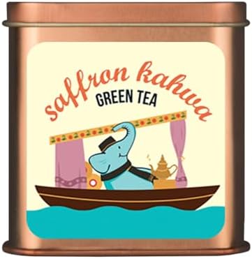 Tea Trunk Saffron Kahwa Green Tea