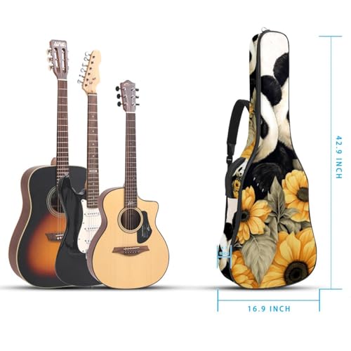 JRHEJTFZ Housse pour guitare acoustique de 1,9 cm d’épaisseur – Imperméable – Durable et élégant – Motif chien de dessin animé sur fond bleu, Multicolore 4., 42.9×16.9×4.7 in, Motif imprimé tendance - Les Beatles, Paul McCartney, John Lennon, RIngo Starr, George Harrison JRHEJTFZ Housse pour guitare acoustique de 1,9 cm d'épaisseur - Imperméable - Durable et élégant - Motif chien de dessin animé sur fond bleu, Multicolore 4., 42.9x16.9x4.7 in, Motif imprimé tendance – Image 6