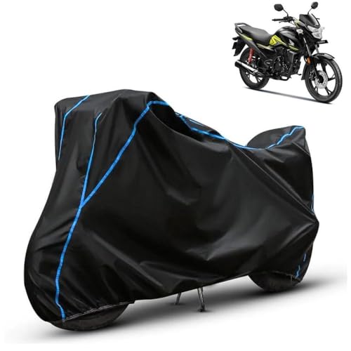 Image of Kerwa Waterproof Bike Cover Compatible with Honda SP 125 | Dust Proof, UV-Resistant, All-Weather Protection Bike Body Cover, Windproof Elastic Bottom