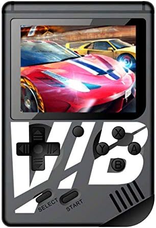 MJKJ Handheld Game Console , 3 Inch Screen 169 Classic Games (30 Vibration Games) , Portable Retro Video Game Console Can Play on TV , Birthday Gifts for Kids and Adult - Black