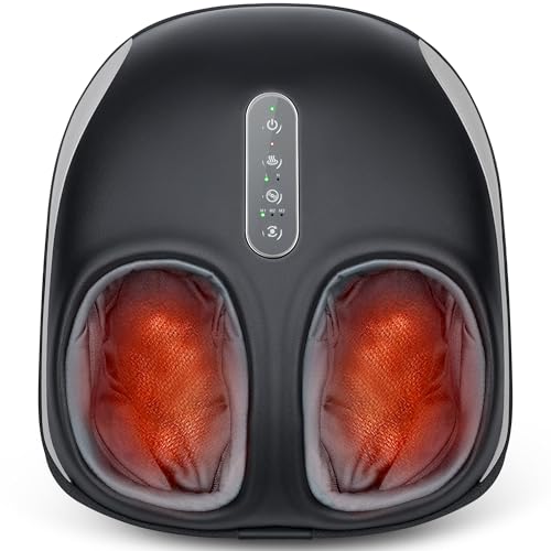 Nekteck Foot Massager Machine with Heat, Shiatsu Feet Massage for Plantar Fasciitis & Neuropathy...