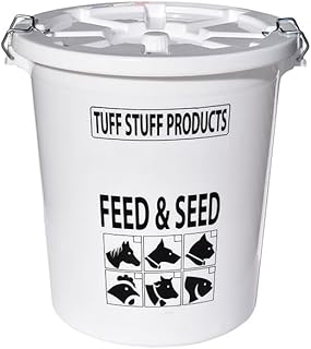 12 gal & 50 lbs Hd Feed & Seed Storage with Locking Lid
