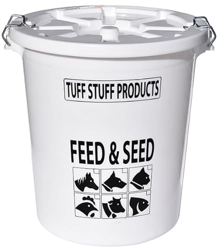 12 gal & 50 lbs Hd Feed & Seed Storage with Locking Lid