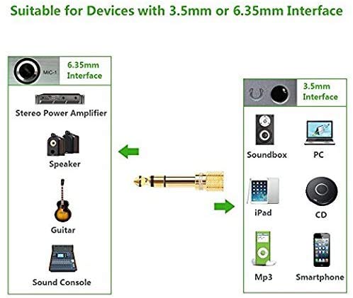 Consejos y comparativas para Comprar Adaptador 3.5 a 6.3 listamos los 10 mejores. 18 Imagen adicional