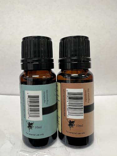 Image of Eternal Essence Oils 2 Pack 10ml Premium Fragrance Oil - White Musk & White Sand - for Candle, Soap Making, Aromatherapy, Diffusers, Home Care, & Humidifiers
