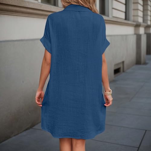 Robe chemise ample légère pour masquer les rondeurs avec style