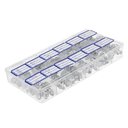 Graisseurs industriels filetages M6 M8 M10 coffret de 130 pièces BSP UNF
