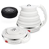 超薄型アップグレードされたシリコーン旅行折り畳み式電気ポータブルケトル Louty-H