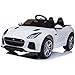 ATAA Jaguar 12v -Bianco - Auto elettrica per Bambini a Batteria 12v Macchina per Bambini licenziato con Telecomando