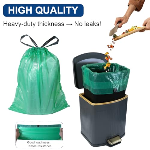 Image of Dog Waste Bags, 23.5'' x 19.5'' Thickened Design Drawstring Dog Poop Bags, Tear Resistant & Leak Proof, Unscented Poop Bags (20 Count)