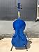 Yinfente Violonchelo acústico eléctrico 4/4 macizo, madera de abeto de madera de...
